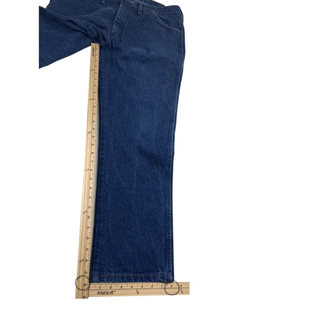 Wrangler 13MWZ Made in USA‎ Cowboy Cut Jeans 38x33 (37x29) Dark Wash Vintage EUC